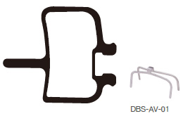Disc Brake Pads-AVID: DPS-AV-01-X-B