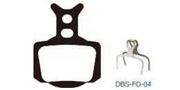 Disc Brake Pads-FORMULA: DPS-FO-04-X-B