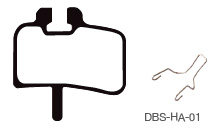Disc Brake Pads-HAYES: DPS-HA-01-X-B